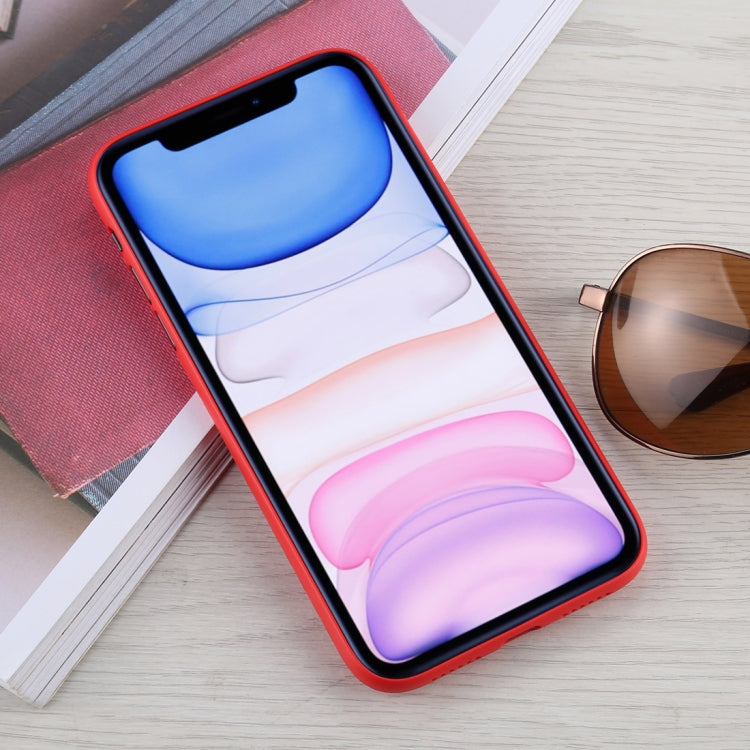 For iPhone 11 Carbon Fiber Texture PP Protective Case