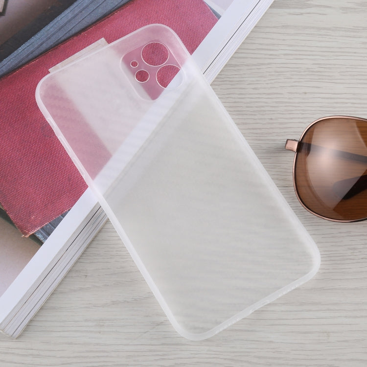 For iPhone 11 Carbon Fiber Texture PP Protective Case