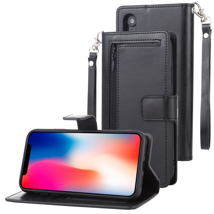 For iPhone XR GOOSPERY DETACHABLE DIARY Horizontal Flip Leather Case with Holder & Card Slots & Zipper & Wallet