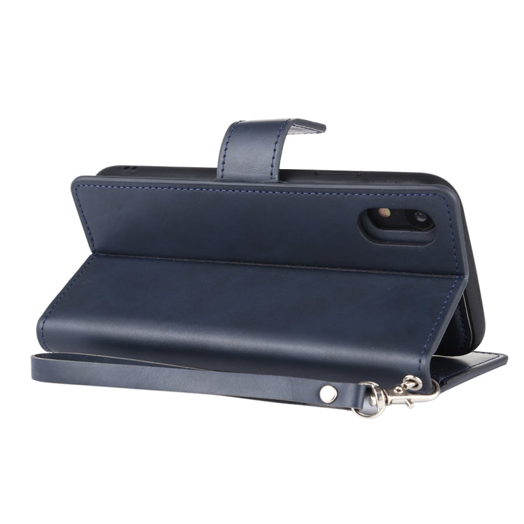For iPhone XR GOOSPERY DETACHABLE DIARY Horizontal Flip Leather Case with Holder & Card Slots & Zipper & Wallet