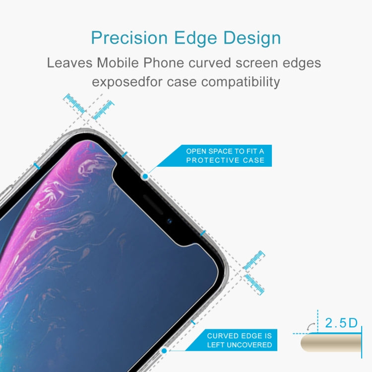 For iPhone 11 / XR 0.3mm 2.5D 9H Tempered Glass Film