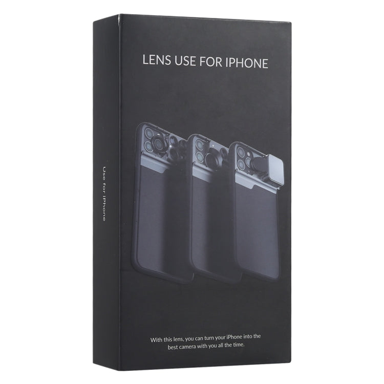 Mobile Phone Lens Fisheye Macro Telephoto Phone Case for iPhone 11