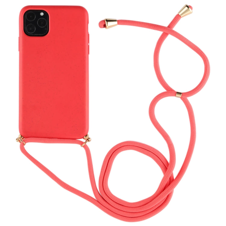 For iPhone 11 TPU Anti-Fall Mobile Phone Case With Lanyard