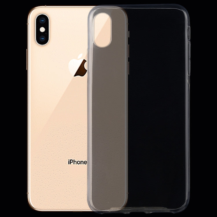 For iPhone XS Max TPU Ultra-thin Transparent Case(Transparent)