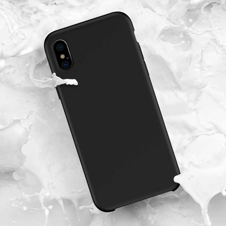 For iPhone XS Max TOTUDESIGN Liquid Silicone Dropproof Full Coverage Case