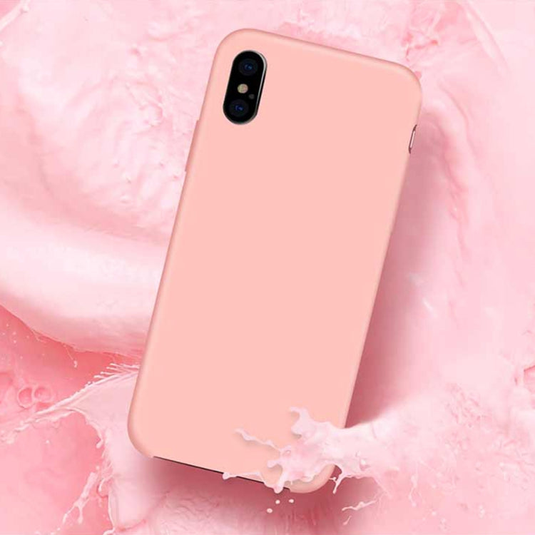 For iPhone XS Max TOTUDESIGN Liquid Silicone Dropproof Full Coverage Case