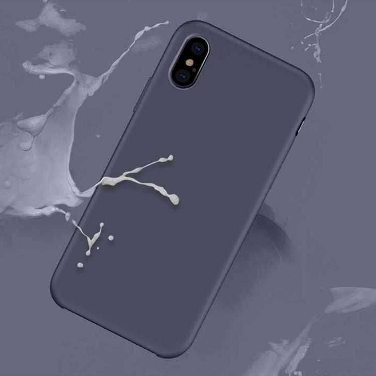 For iPhone XS Max TOTUDESIGN Liquid Silicone Dropproof Full Coverage Case