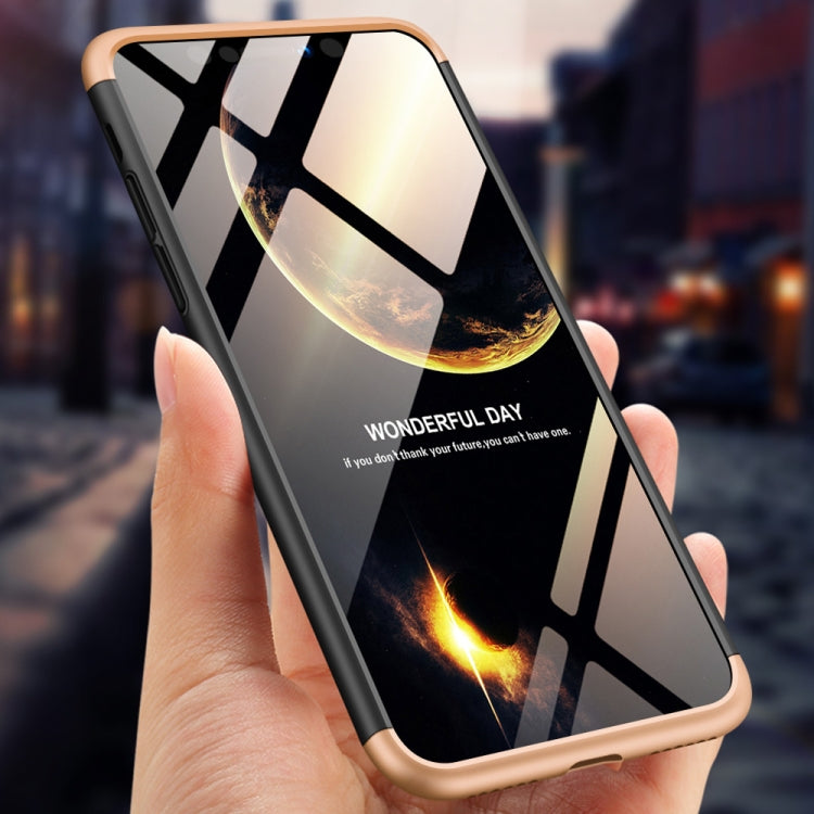 For iPhone XS Max GKK Three Stage Splicing Full Coverage PC Case