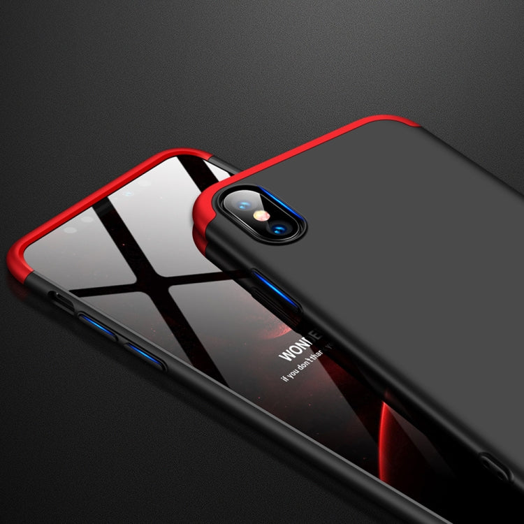 For iPhone XS Max GKK Three Stage Splicing Full Coverage PC Case