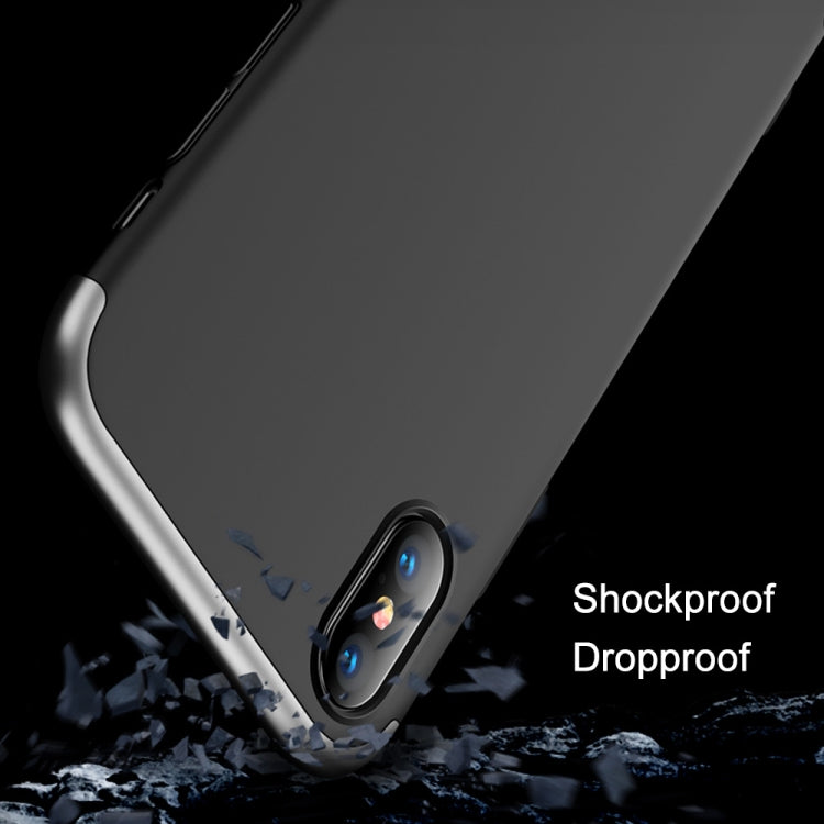 For iPhone XS Max GKK Three Stage Splicing Full Coverage PC Case