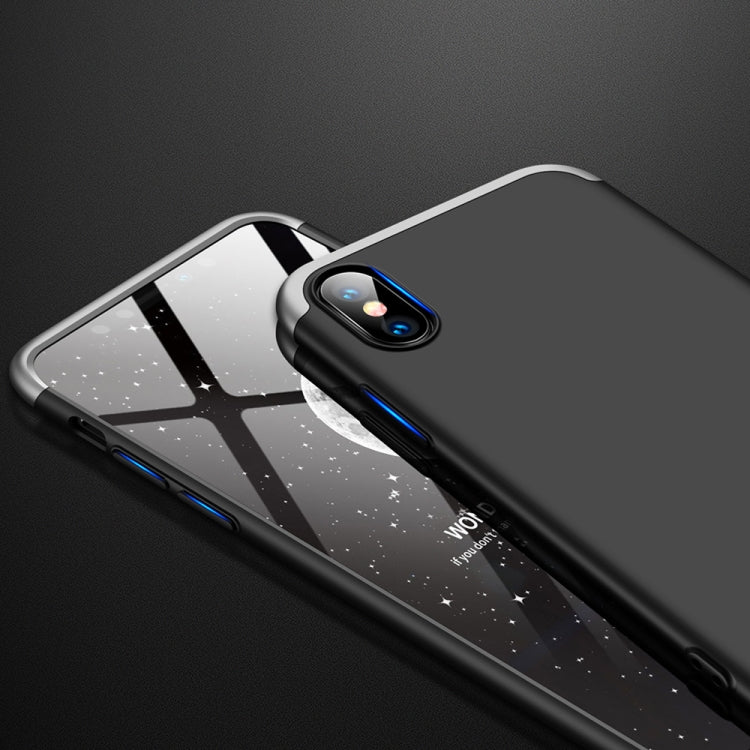 For iPhone XS Max GKK Three Stage Splicing Full Coverage PC Case