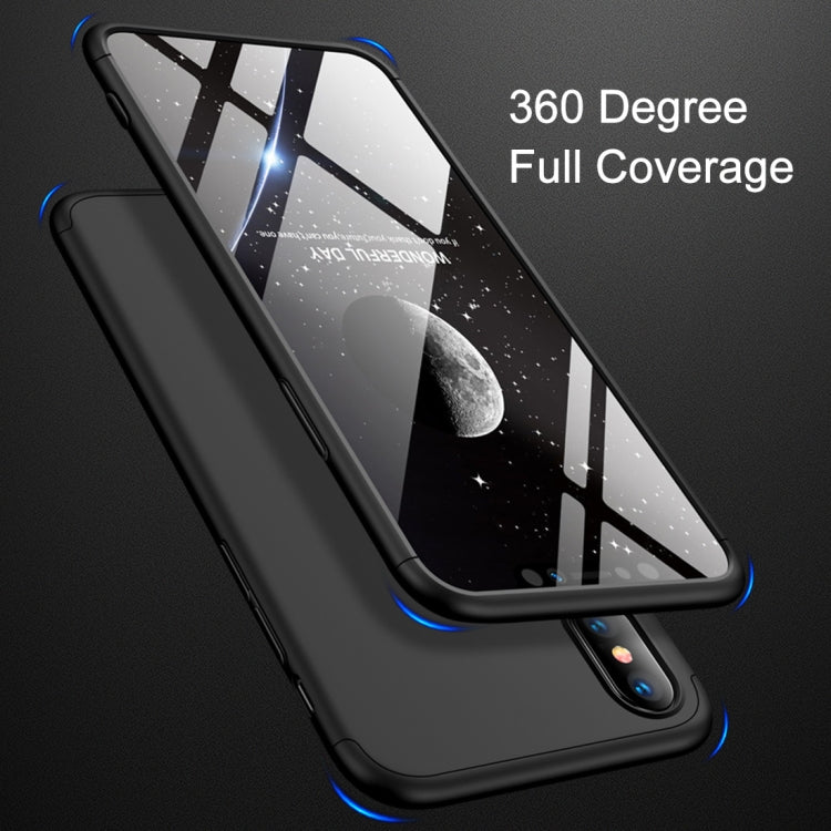 For iPhone XS Max GKK Three Stage Splicing Full Coverage PC Case