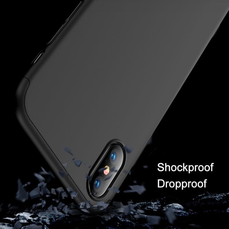 For iPhone XS Max GKK Three Stage Splicing Full Coverage PC Case