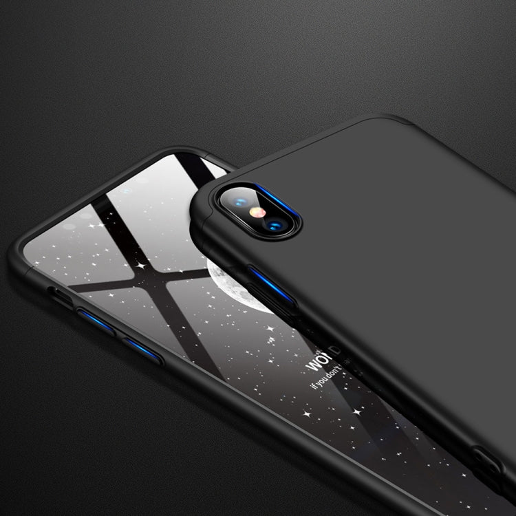 For iPhone XS Max GKK Three Stage Splicing Full Coverage PC Case