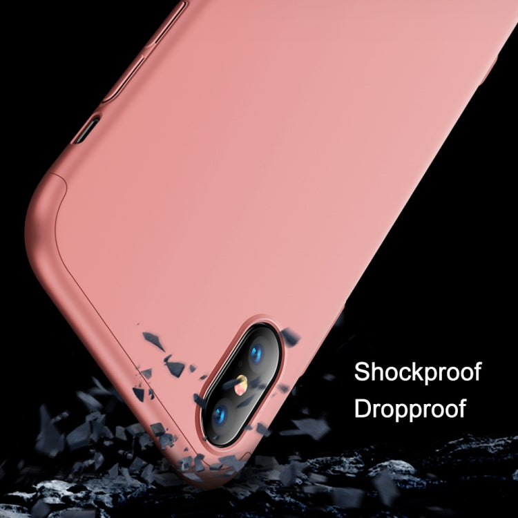 For iPhone XS Max GKK Three Stage Splicing Full Coverage PC Case