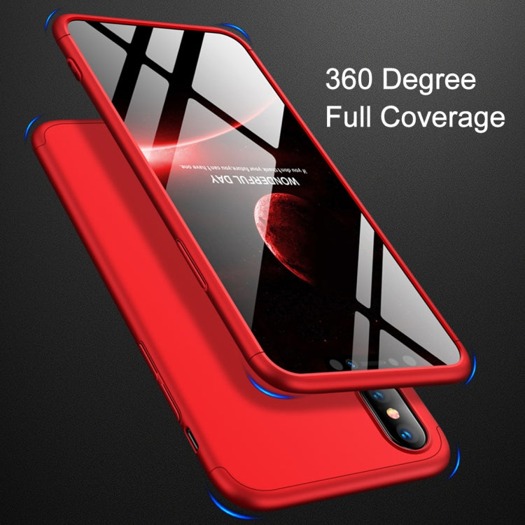 For iPhone XS Max GKK Three Stage Splicing Full Coverage PC Case