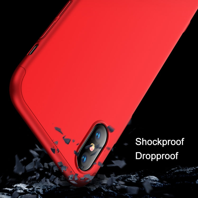 For iPhone XS Max GKK Three Stage Splicing Full Coverage PC Case