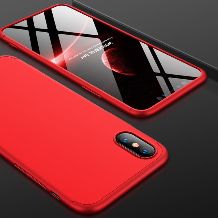 For iPhone XS Max GKK Three Stage Splicing Full Coverage PC Case