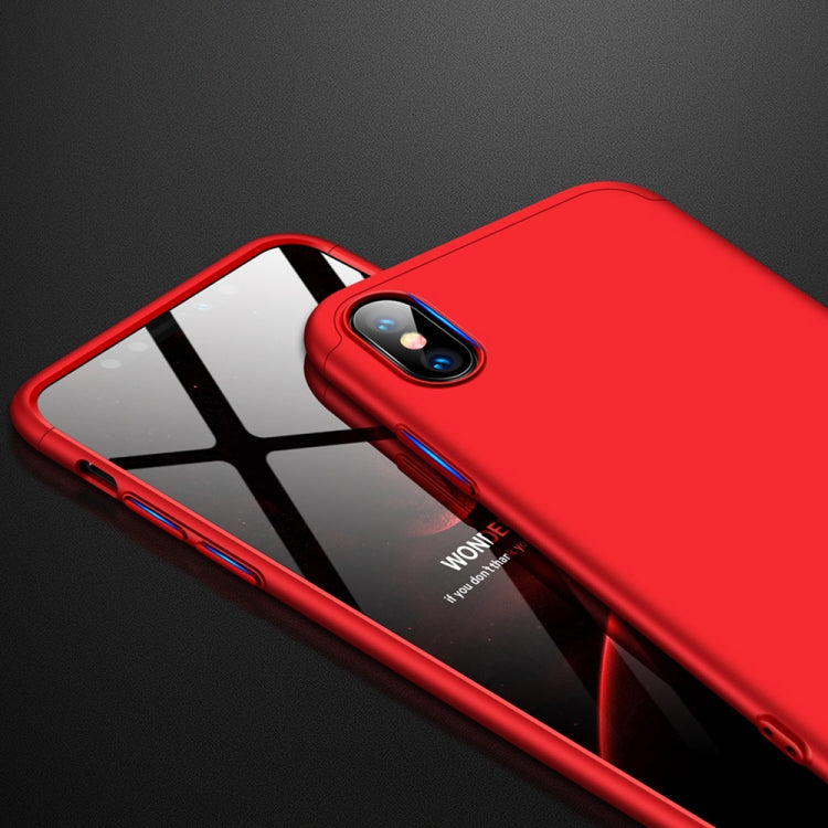 For iPhone XS Max GKK Three Stage Splicing Full Coverage PC Case