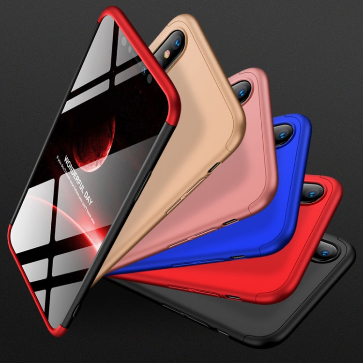 For iPhone XS Max GKK Three Stage Splicing Full Coverage PC Case