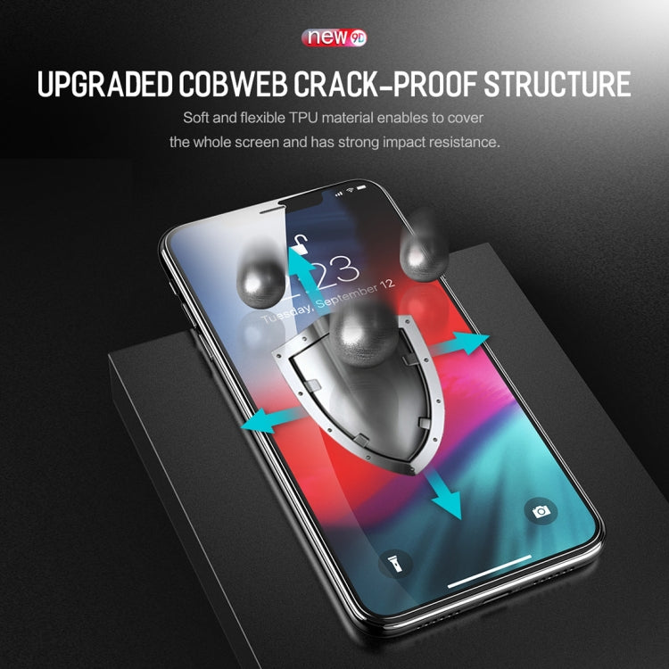 ROCK 0.18mm 9D Curved Surface Full Screen Protector Hydrogel Film for iPhone XS Max, TPU+PET Material