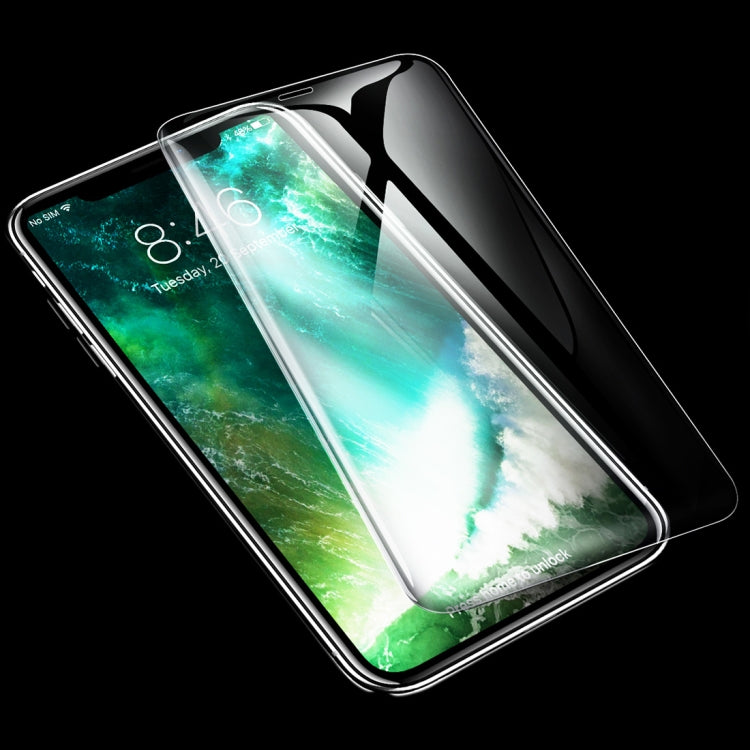 For iPhone 11 Pro Max / XS Max ROCK 0.26mm 9H 6D Curved Surface HD Full Screen Tempered Glass Film(Transparent)