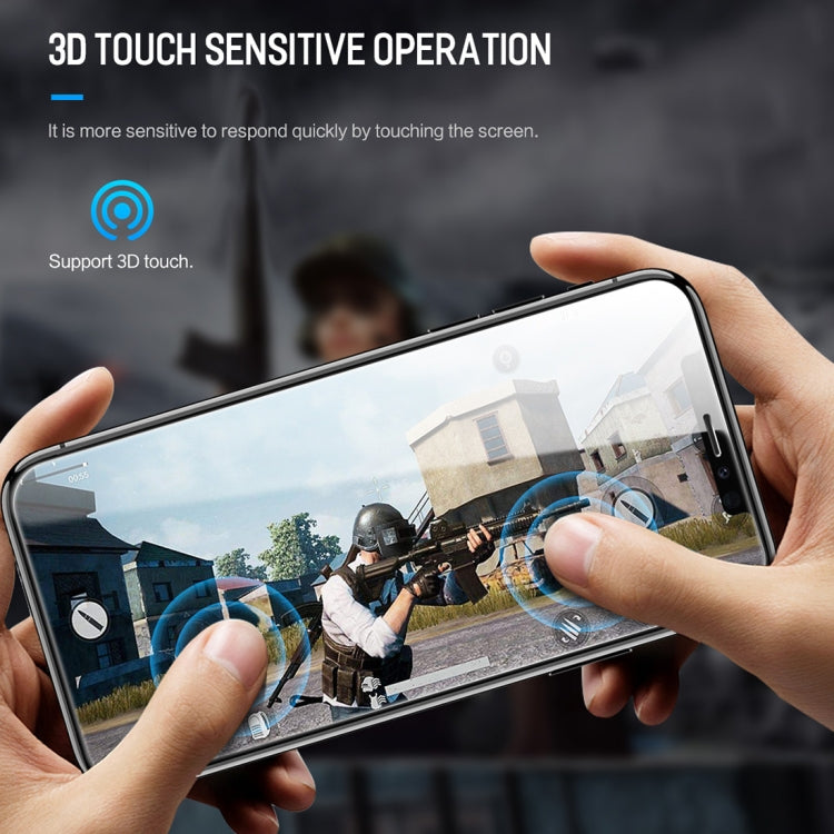For iPhone 11 Pro Max / XS Max ROCK 0.23mm Soft Edge 7D Curved Surface Full Screen Tempered Glass Film(Transparent)