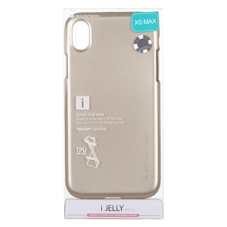 For iPhone XS Max GOOSPERY JELLY Series Shockproof Soft TPU Case