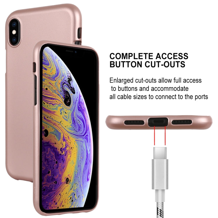 For iPhone XS Max GOOSPERY JELLY Series Shockproof Soft TPU Case