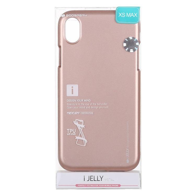 For iPhone XS Max GOOSPERY JELLY Series Shockproof Soft TPU Case