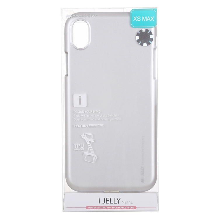 For iPhone XS Max GOOSPERY JELLY Series Shockproof Soft TPU Case