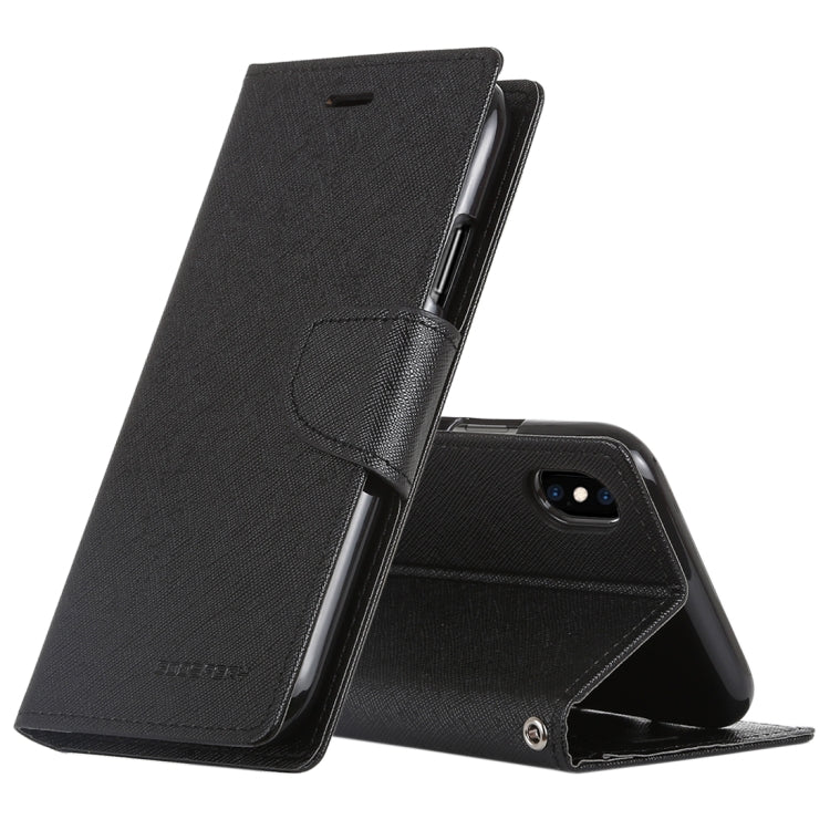For iPhone XS Max GOOSPERY FANCY DIARY Horizontal Flip Leather Case with Holder & Card Slots & Wallet