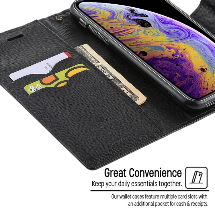 For iPhone XS Max GOOSPERY FANCY DIARY Horizontal Flip Leather Case with Holder & Card Slots & Wallet