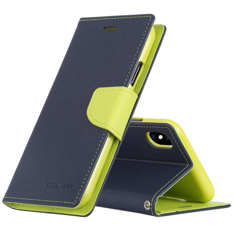 For iPhone XS Max GOOSPERY FANCY DIARY Horizontal Flip Leather Case with Holder & Card Slots & Wallet
