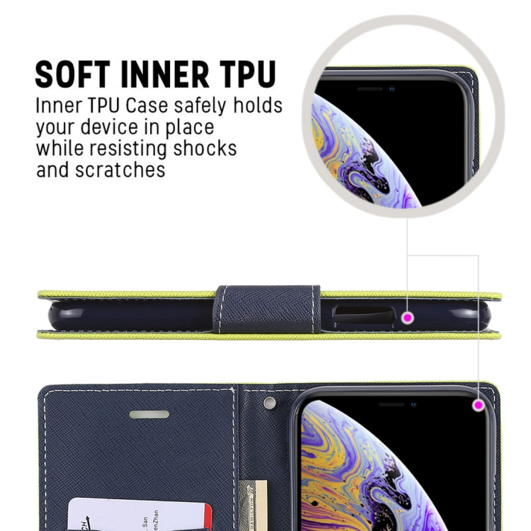For iPhone XS Max GOOSPERY FANCY DIARY Horizontal Flip Leather Case with Holder & Card Slots & Wallet