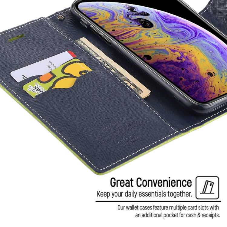 For iPhone XS Max GOOSPERY FANCY DIARY Horizontal Flip Leather Case with Holder & Card Slots & Wallet