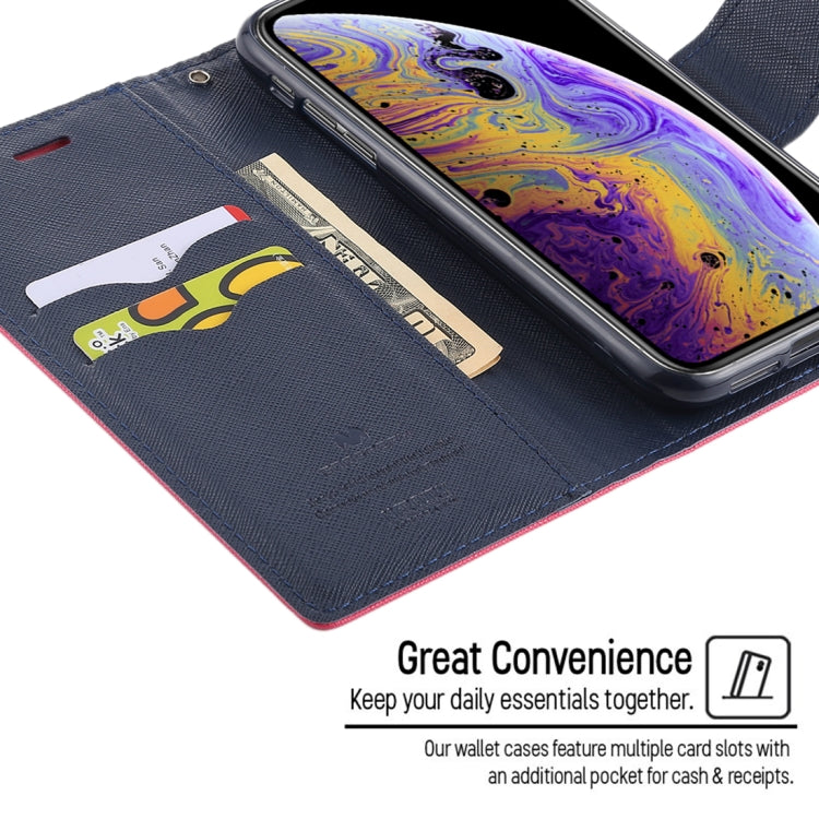 For iPhone XS Max GOOSPERY FANCY DIARY Horizontal Flip Leather Case with Holder & Card Slots & Wallet