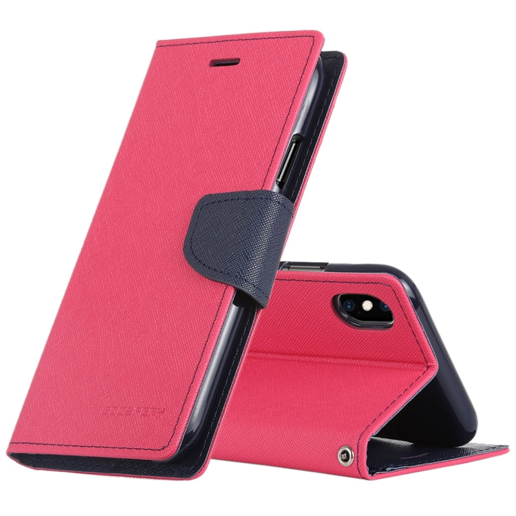 For iPhone XS Max GOOSPERY FANCY DIARY Horizontal Flip Leather Case with Holder & Card Slots & Wallet