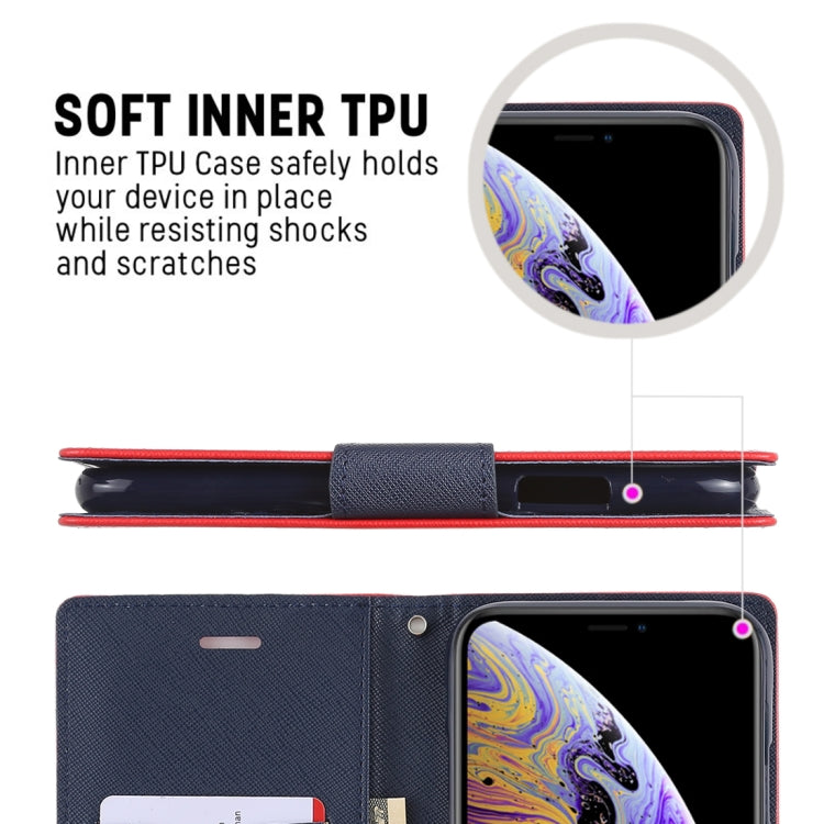 For iPhone XS Max GOOSPERY FANCY DIARY Horizontal Flip Leather Case with Holder & Card Slots & Wallet