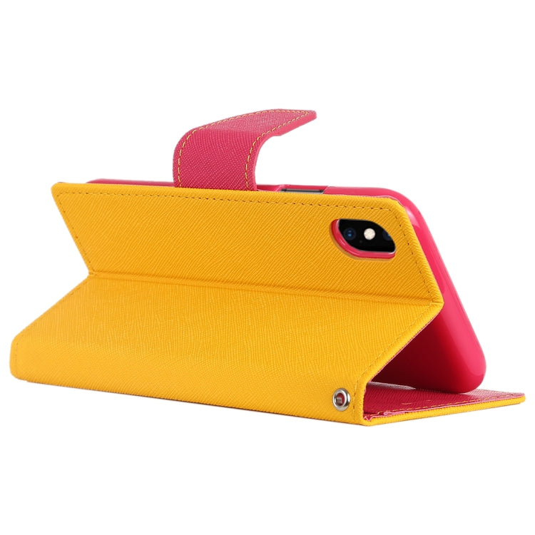 For iPhone XS Max GOOSPERY FANCY DIARY Horizontal Flip Leather Case with Holder & Card Slots & Wallet