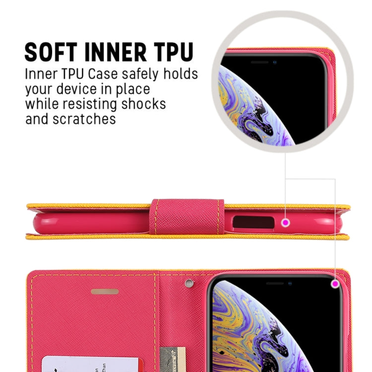 For iPhone XS Max GOOSPERY FANCY DIARY Horizontal Flip Leather Case with Holder & Card Slots & Wallet