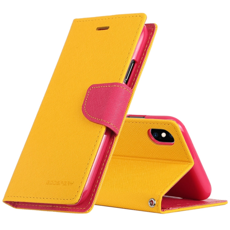 For iPhone XS Max GOOSPERY FANCY DIARY Horizontal Flip Leather Case with Holder & Card Slots & Wallet