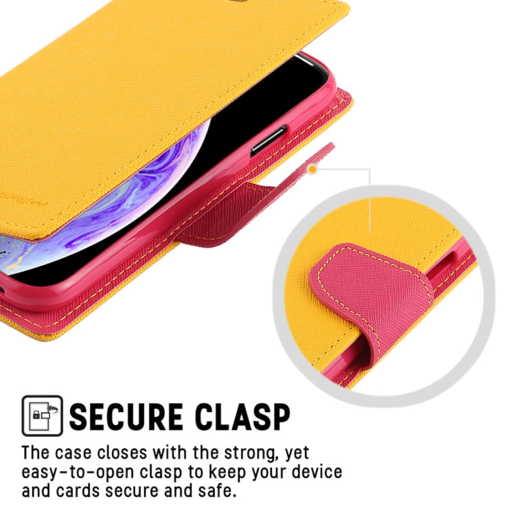 For iPhone XS Max GOOSPERY FANCY DIARY Horizontal Flip Leather Case with Holder & Card Slots & Wallet