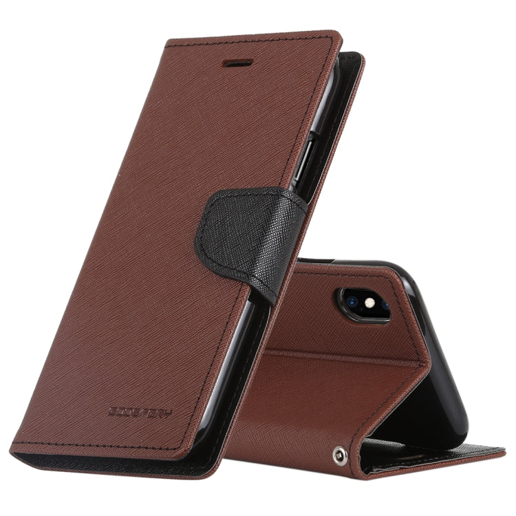 For iPhone XS Max GOOSPERY FANCY DIARY Horizontal Flip Leather Case with Holder & Card Slots & Wallet