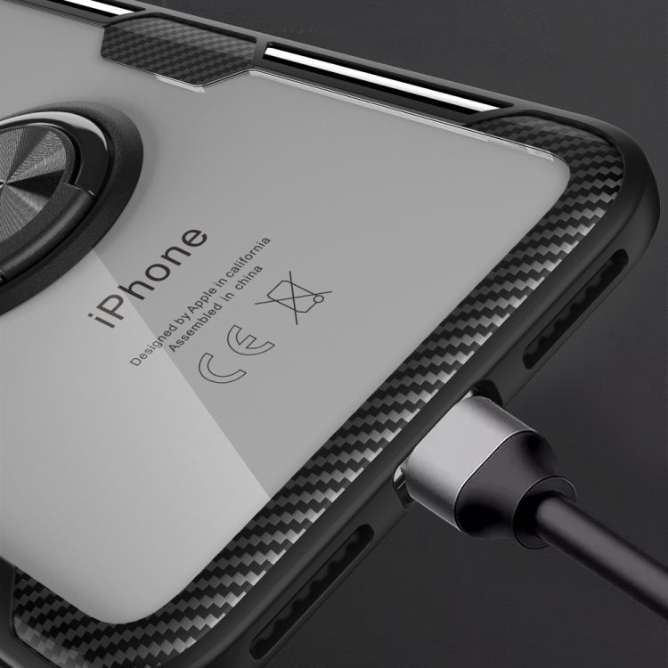 For iPhone XS Max Magnetic 360 Degree Rotation Ring Holder Armor Protective Case