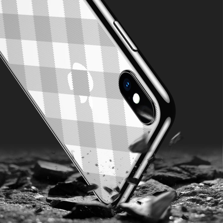 For iPhone XS Max SULADA Plating + Radium Carving TPU Soft Case