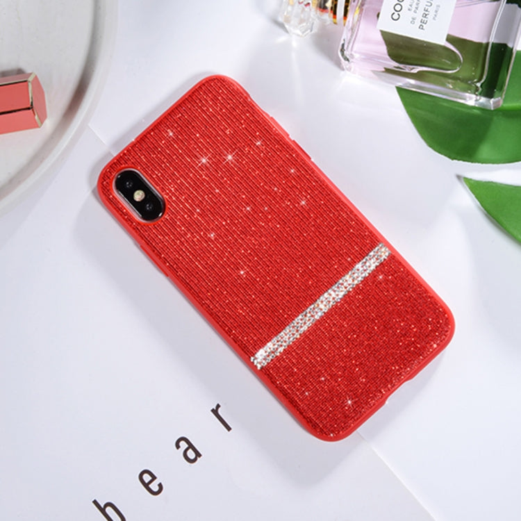 For iPhone XS Max SULADA Glitter Powder Diamond TPU Case