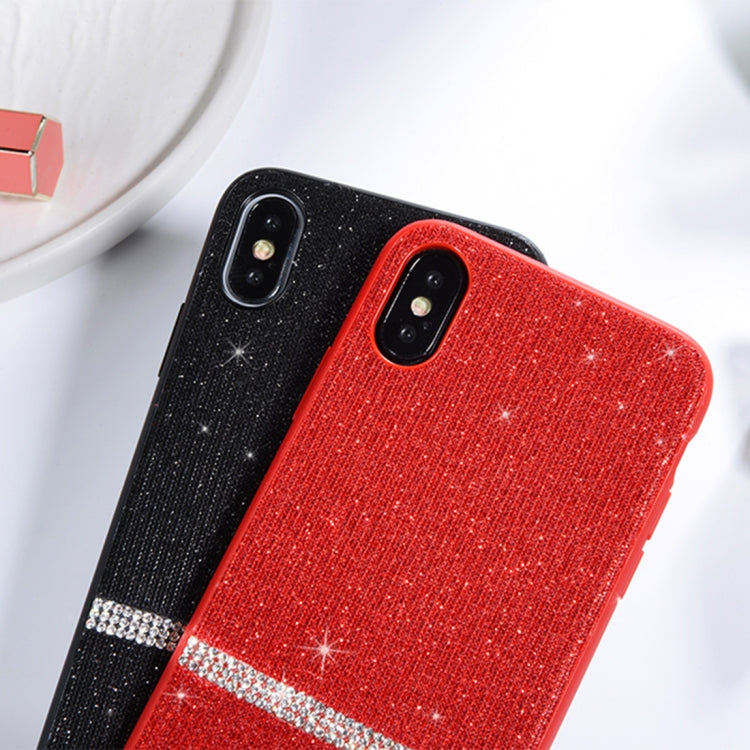 For iPhone XS Max SULADA Glitter Powder Diamond TPU Case