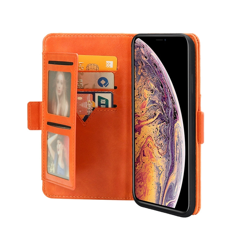 For iPhone XS Max Horizontal Flip Leather Case with Card Slots & Arc Holder & Wallet & Photo Frame