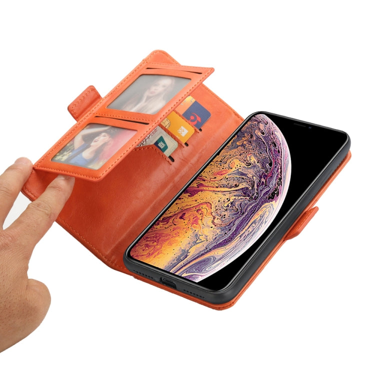 For iPhone XS Max Horizontal Flip Leather Case with Card Slots & Arc Holder & Wallet & Photo Frame
